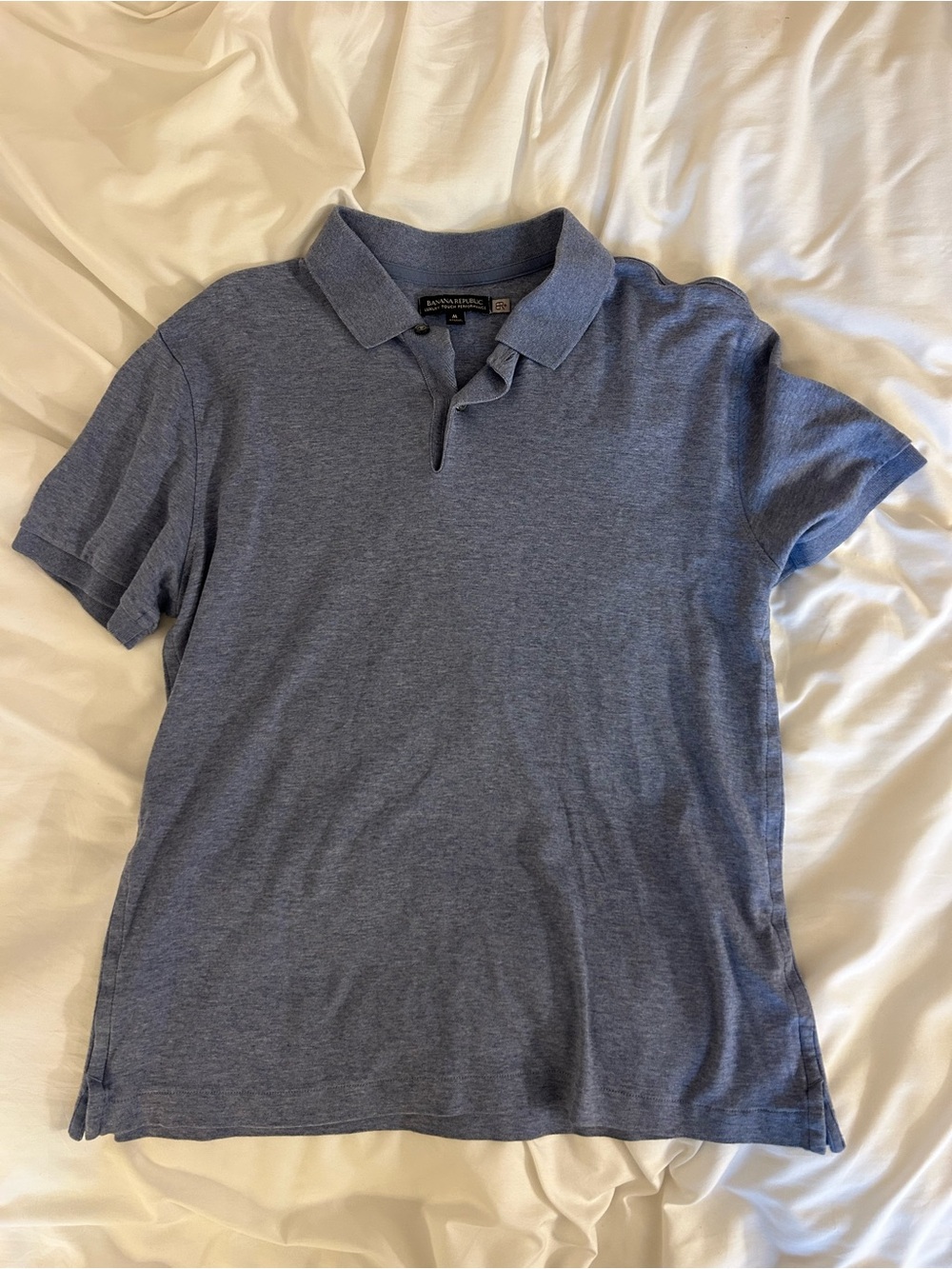 Banana Republic Men’s Blue Heather Polo